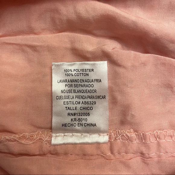 NWT- Alythea Textured Lace Pink Shorts.  Size S - Picture 7 of 7